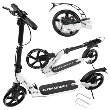KRUZZEL Hyperion romobil, veliki kotači 200 mm, sklopivi za djecu i odrasle