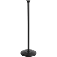 NIKCORP Samostojeći držač za toaletni papir, visina 60 cm, crni