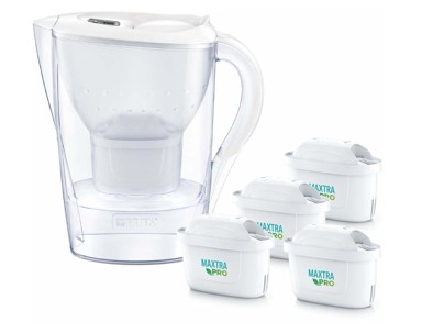 Brita Marella + 4 Maxtra Pro PP filter jug
