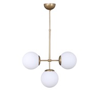 SQUID LIGHTING Bijela/u zlatnoj boji viseća svjetiljka sa staklenim sjenilom ø 15 cm Seagull