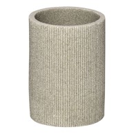 TENDANCE Čaša poliresin uzorak pruge, bež