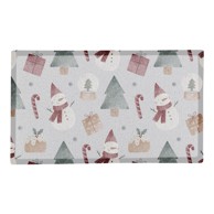ARTSY DOORMATS Otirač Snowman, 40 x 70 cm, božićni motiv