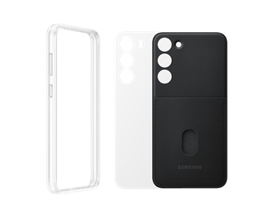 SAMSUNG Futrola za Galaxy S23+, s okvirom, crna