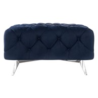 ROPEZ Tamno plavi baršunast tabure Chelsea