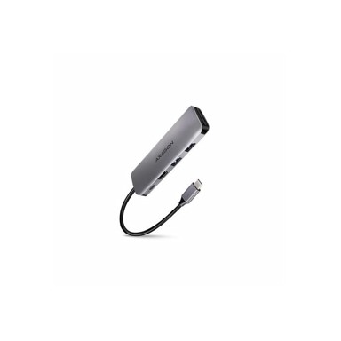 AXAGON USB HUB HMC-5, 2x USB, HDMI, 60 W