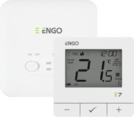 ENGO CONTROLS Bežični termostat E7-Rfw, bijeli