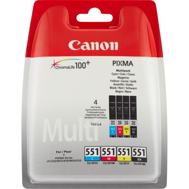CANON Tinta za printer CLI-551 Multipack