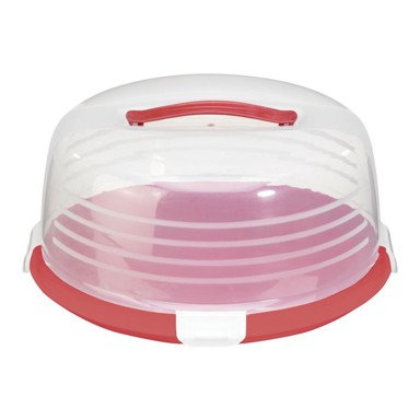 CURVER Plastična posuda za tortu 35 cm crvena