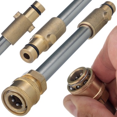 ROSFIX Adapter za visokotlačni čistač 1/4 QRC – kompatibilan s Nilfisk, Gerni, Husqvarna i Stihl, max 2000 PSI