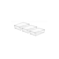 HERMIA CONCEPT Plastični organizator za hladnjak 3 kom