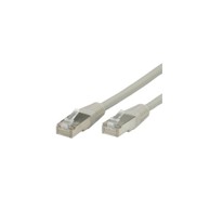 ROLINE VALUE Patch kabel, oklopljeni, Cat 6, S/FTP (PiMF), 1,0m, sivi