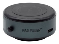 REALPOWER Držač za mobilni telefon ChargeAir MAG Car Passive, crni