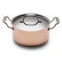 BLOMSTERBERGS Lonac od nehrđajućeg čelika/bakren s poklopcem prikladni za indukcijsko kuhalo 3 l