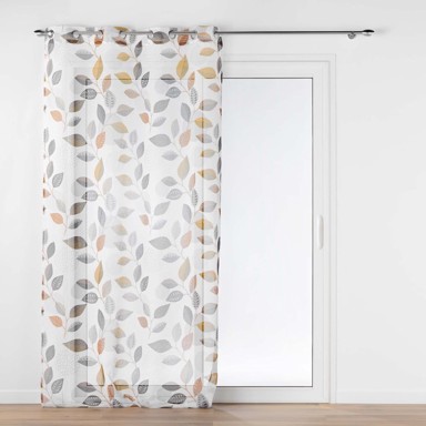 DOUCEUR D'INTÉRIEUR Bijela prozirna zavjesa 140x280 cm Vahine