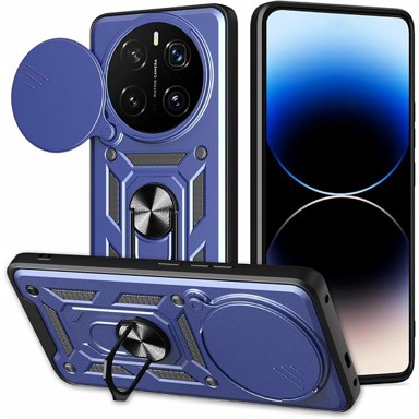 MAX MOBILE Anti-Shock maskica s prstenom za Honor Magic 8 Lite, plava