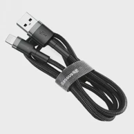 BASEUS Kabel USB-C Cafule CALKLF-BG1, crno-sivi, 1m