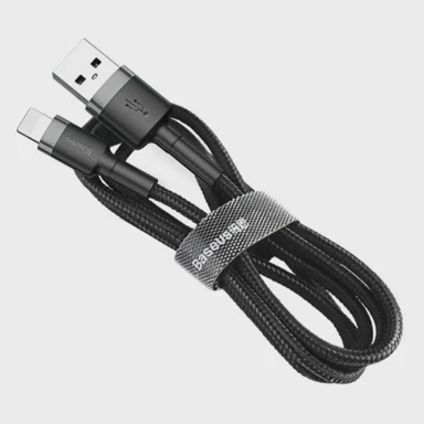 BASEUS Kabel USB-C Cafule CALKLF-BG1, crno-sivi, 1m