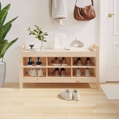 Klupa za hodnik, 110x40x60 cm, od masivne borovine