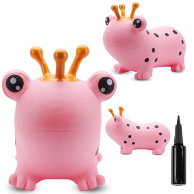 Žaba za skakanje, 55cm, roza