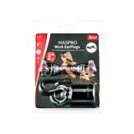 HASPRO Čepići za uši Work silikonski prozirni, 2 para S/M
