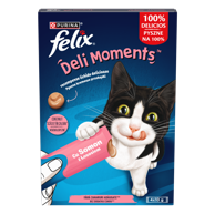 FELIX Poslastica za mačke Deli Moments, losos, 4×10 g