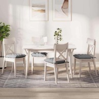 Jastučići za sjedenje 2 kom 40x40x6 cm od tkanine, oblačno sivi