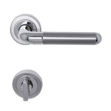 Kvaka za vrata wc rozeta nikal/KROM