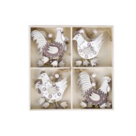 EGO DEKOR Uskrsni ukrasi u setu od 8 kom