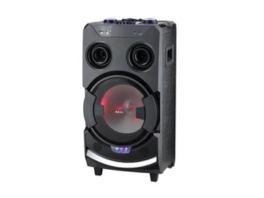 AKAI Karaoke ABTS-112, 60W, FM, BT, USB, SD, rasvjeta, baterija, bežični mikrofon, crni