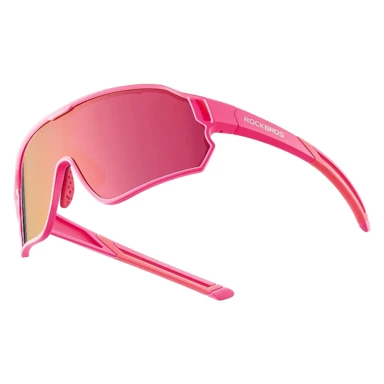 ROCKBROS Dječje biciklističke naočale polarizirane UV400 SP314 roze