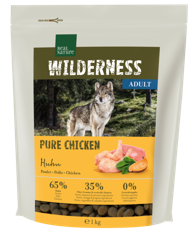 REAL NATURE Suha hrana za pse Wilderness Pure Adult, piletina, 1 kg
