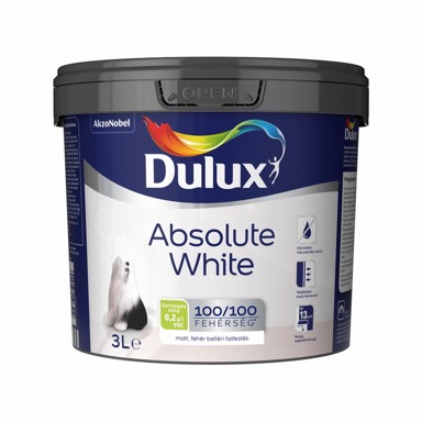 DULUX boja za zid Absolute White 3 L  
