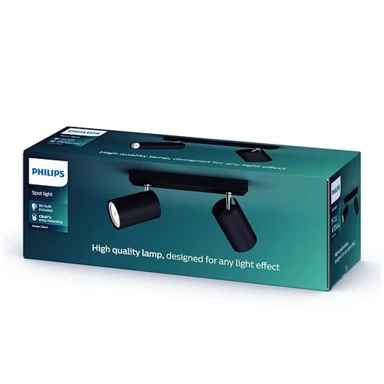 Reflektor, Kosipo, 2x, 230V, crna