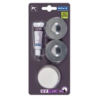 WENKO Srebrni set za pričvršćivanje na površine pomoću UV-Loc