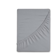 GOOD MORNING Flanelska plahta 90x200 cm, siva