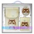 NIMMY Big Eyed Pet 2.0 Cat 3u1 komplet (torbica + novčanik + maskica za lokator), bež