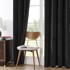 NIKCORP Blackout plišane zavjese, 2 kom, 132 x 225 cm, crne