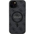 GUESS Originalna Maska za Samsung Galaxy S24 Ultra, GUHMS24LG4GFRK Black Hardcase 4G Collection Leather Metal Logo MagSafe