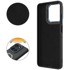 Futrola za Motorola Moto G17 Power / G17 / G15 / G15 Power, s rotirajućim prstenom, crna