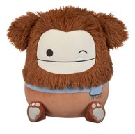 SQUISHMALLOWS Benny bigfoot sa šalom 30 cm, smeđa  