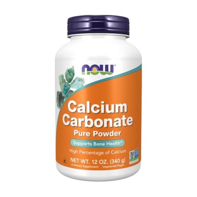 NOW Kalcij karbonat prah, 340 g