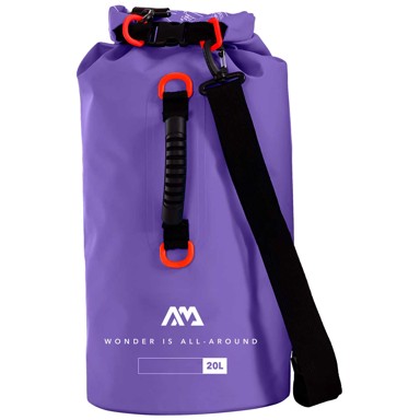 AQUA MARINA Vodootporna torba DRY BAG, 20 L, ljubičasta
