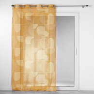 DOUCEUR D'INTÉRIEUR Žuta prozirna zavjesa 140x280 cm Esquisse