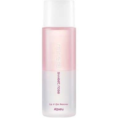 A'PIEU Odstranjivač šminke za oči i usne Mineral Lip and Eye Make-up Remover Eau-marine Sweet Rose 100 ml
