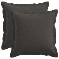 Presvlaka za jastuk Houten, 2 kom., 45 × 45 cm, tamnosiva