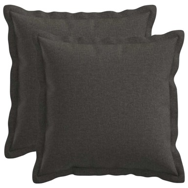 Presvlaka za jastuk Houten, 2 kom., 45 × 45 cm, tamnosiva