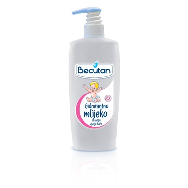 BECUTAN Mlijeko za tijelo, losion za djecu s pumpicom 400 ml 