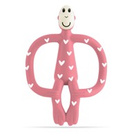 MATCHSTICK MONKEY Grizalo s masažnom zubnom četkom Classic, love hearts