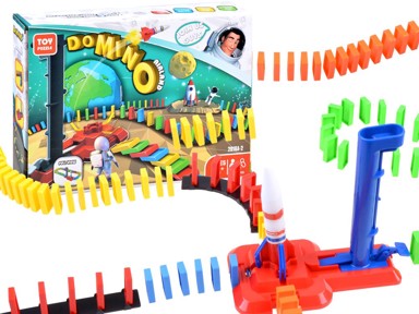 Dječji Domino set s lansiranjem rakete ZA3494