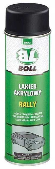BOLL Akrilni lak crni mat sprej 500 ml
